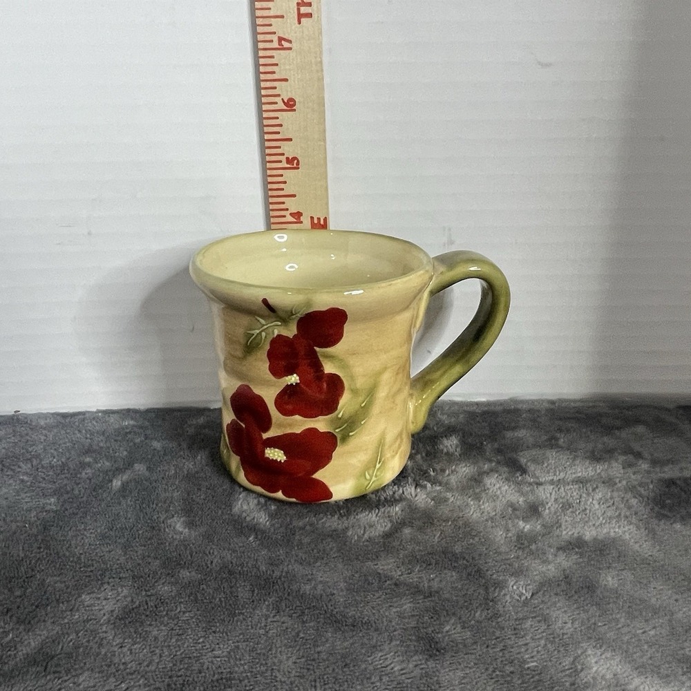 Giftcraft Pottery Oasis Floral Ceramic Teapot & 2 Coffee Mugs Kitchenware Set - Picture 6 of 11